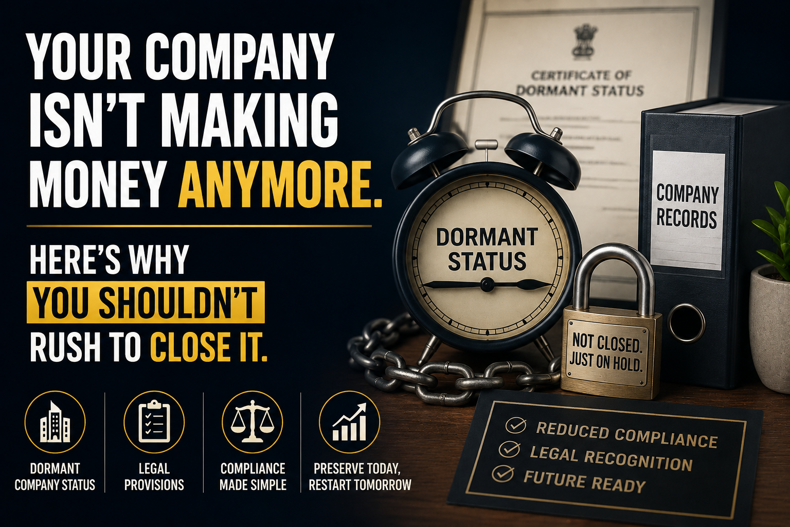 Your Company Isn't Making Money Anymore. Here's Why You Shouldn't Rush To Close It.